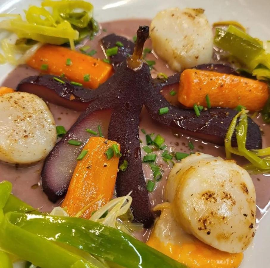 Hotel Restaurant La Pecherie - Le Manoir D'A Cote - Les 5 Ruches -Logis Hotels Courseulles-sur-Mer Exteriör bild